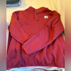 North Face Fleece lined Pullover